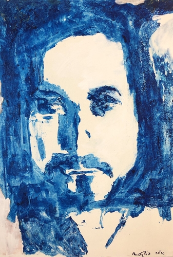 Maty Dio - Blue - Acryl - 65x89 cm - 5.000 kč